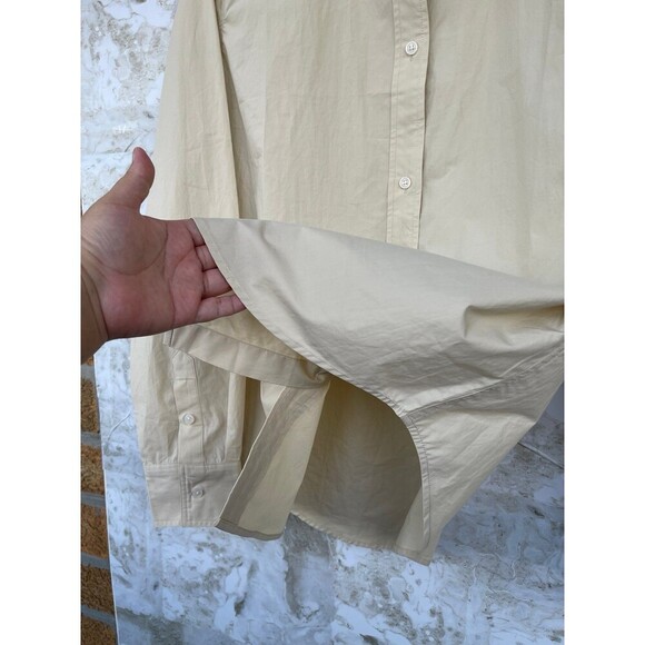 Solid & striped tan boyfriend size XL tan long sleeve shirt - Picture 3 of 11